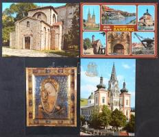 207 db MODERN külföldi városképes lap, közte pár régi / 207 MODERN European and Worldwide town-view postcards, including a few pre-1945 ones
