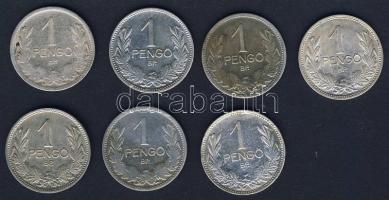 1926-38. 1P Ag (7x) T:2/3,3