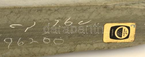 Kacsa, faragott zsírkő, jelzett (Canada eskimoart), apró kopásnyomokkal, m: 10 cm