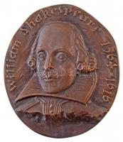Renner Kálmán? (1927-1994) DN William Shakespeare 1564-1616 Br emlékplakett (89x102mm) T:1-