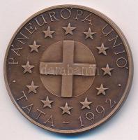 Szunyogh László (1956-) 1992. "Habsburg Ottó 80 éves / Páneurópa Unió Tata" Br emlékérem (...