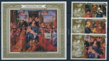 Christmas, Dürer set + block, Karácsony, Dürer sor + blokk