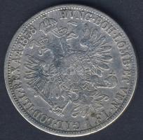 Ausztria 1858A 1Fl Ag T:3/3- k.