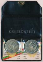 1981. 100Ft Cu-Ni-Zn + 5L Cu-Ni-Zn "Bulgária 1300 éves" magyar-bolgár közös kiadás, eredet...
