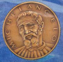 Kiss Kovács Gyula (1922-1984) DN "Michelangelo" Br emlékérem ÁPV tokban (60mm) + Kiss Nagy...