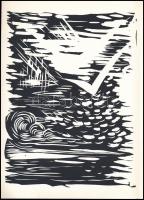 Charaire, Georges: Signes. Versailles, 1962. Papírkötés, egész oldalas fametszettel illusztrálva, ké...