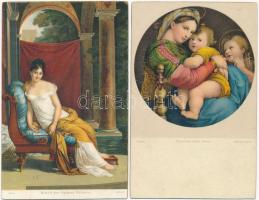 38 db RÉGI használatlan vallás motívumlap, főleg Stengel művészlapok / 38 pre-1945 unused religion m...