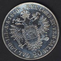 Ausztria/cseh verdejel 1840C 20Kr Ag I.Ferdinánd T:1-/2