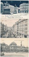 50 db RÉGI külföldi városképes lap, sok Bécs / 50 pre-1945 European town-view postcards, many Wien (Vienna)