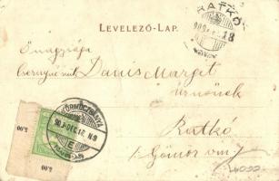 1909 Körmöcbánya, Kremnitz, Kremnica; Városháza, Városkapu 1300-ból. Braun Ármin kiadása / town hall...