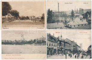 30 db RÉGI magyar városképes lap jobbakkal / 30 pre-1945 Hungarian town-view postcards with interest...