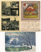 45 db főleg RÉGI osztrák városképes lap, közte pár modern / 45 mainly pre-1945 Austrian town-view postcards, among them a few modern ones