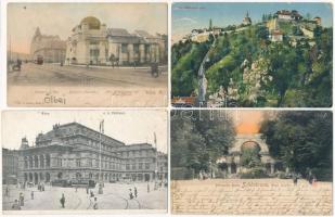 59 db főleg RÉGI osztrák városképes lap / 59 mainly pre-1945 Austrian town-view postcards