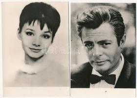 59 db főleg RÉGI magyar színész motívumlap, közte néhány modern / 59 mainly pre-1945 Hungarian actor...