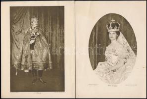 1916 IV. Károly és Zita királyné hivatalos fényképei. Strelisky-Rotophot. 21x15 cm