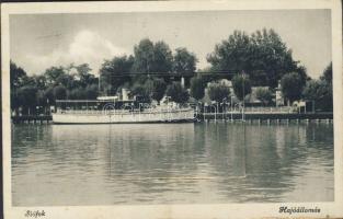 Siófok hajóállomás leporellóval