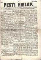 1848 Pesti Hírlap. 1848. máj. 21. 62 sz. Szerk.: Csengeri Antal-Kemény Zsigmond. Pest, Landerer Lajos-ny., hajtásnyomokkal, 461-464 p. Benne a kor híreivel, és korabeli hirdetésekkel.