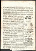 1849 Esti lapok. 1849. jun. 29. 23. sz. Szerk.: Jókai Mór. Benne a kor híreivel, és korabeli hirdeté...