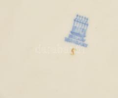 Zsolnay birkózó medvék, részben kézzel festett, jelzett (Markup Béla), apró kopásokkal, m: 30 cm