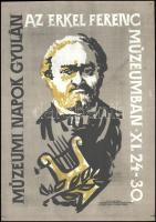 Múzeumi Napok Gyulán az Erkel Ferenc Múzeumban plakát, 40×28 cm