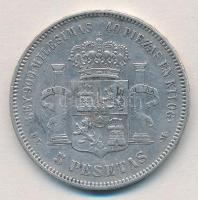 Spanyolország 1875DE-M 5P Ag "XII. Alfonz" T:2 kis ph.
Spain 1875DE-M 5 Pesetas Ag "...