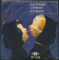 1967 Seress Rezső (1889-1968) zeneszerző, zongorista autográf sorai és aláírása egy bakelit lemez bo...