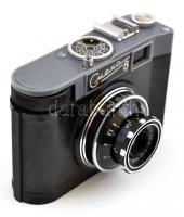 Lomo Smena 8 fényképezőgép Lomo T-43 4/40 objektívvel, eredeti tokjában, működőképes állapotban