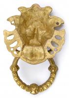 Oroszlános réz kopogtató 15 cm