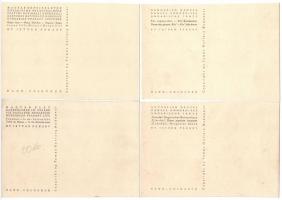 Magyar Népviseletek - 20 darab használatlan folklór kézzel-színezett művészlap. Pekárny István szign...