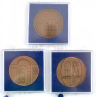 Lapis András (1942-) DN "Hotel Hungária Szeged" Br emlékérem (42,5mm) + "HungarHotels...