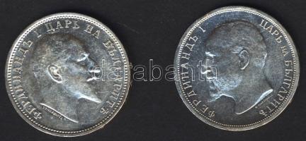 Bulgária 1910+1913. 1L Ag (2x) klf évszám T:2