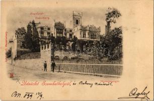 1899 Szombathely, Bagolyvár, kastély. Apfel H. C.