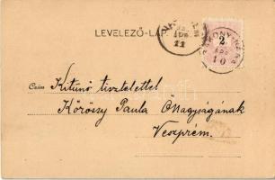 1899 Szombathely, Bagolyvár, kastély. Apfel H. C