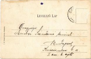 1907 Szombathely, Gyalogsági laktanya, villamos. Divald Károly 1. sz. (r)