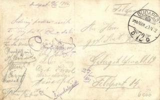 1916 Budapest Cesky vzdel. spol. Osveta v. Budapesti, Spol Místnost / Cseh kulturális társaság klubh...