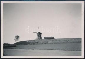 cca 1930 Szélmalom, fotó, 6×9 cm / windmill