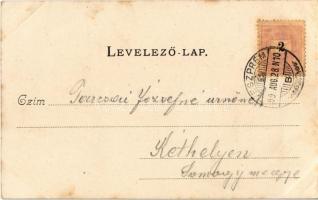 1899 Veszprém, Angolkisasszonyok zárdája. Köves és Boros 5. sz. (fl)