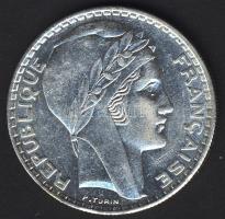 Franciaország 1934. 20Fr Ag T:3+