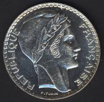 Franciaország 1938. 20Fr Ag T:2