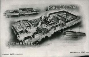 Szombathely, Pohl Emil és Fiai Gazdasági Gépgyár modern reklámlapja (non PC) (fl)