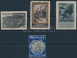 1914-1916 4 klf I. világháborús levélzáró