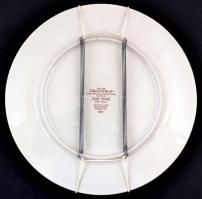 Villeroy & Boch Jardins Francais tál, matricás, jelzett, hibátlan, d: 30,5 cm