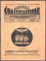 1927 Magyar Óra-, és Ékszeripar. V. évf. 11. sz. 1927. junius 1. Szerk.: Schwarz Zsigmond. Korabeli reklámokkal. Papírkötés, 245-280 p.