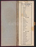 Saád István érsekújvári Szent Rókus Gyógyszertárának jegyzettömbje + Dr. Fehér László honvéd gyógysz...