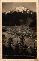 1934 Mayrhofen mit Grünberg, Zillertal, Tirol / general view, valley, mountain