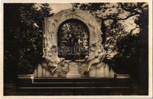 Vienna, Wien, Bécs I. Johann-Strauss-Denkmal / monument