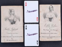 2 pakli kártya + 4 kártyalap