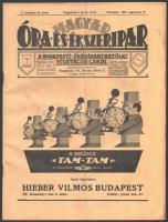 1927 Magyar Óra-, és Ékszeripar. V. évf. 16. sz. 1927. aug. 15. Szerk.: Márkisohn Benő. Korabeli reklámokkal. Papírkötés, 397-424 p.