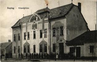 1916 Enying, Községháza, Szabó Gyula temetkezési vállalata. Kiadja Polgár Jenő (fl)