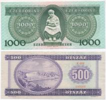 1969. 500Ft + 1983. március 25. 1000Ft "A" T:II,II-